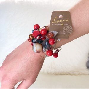 Jewelry - NWT Gemstone and Crystal Silver Bracelet Jewelry - NWT Gemstone and Crystal Silver Bracelet